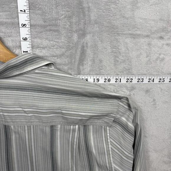 Tommy Bahama Relaxed Fit Striped Shirt XL Tall Made in Peru Cotton Modal Blend - Picture 12 of 12